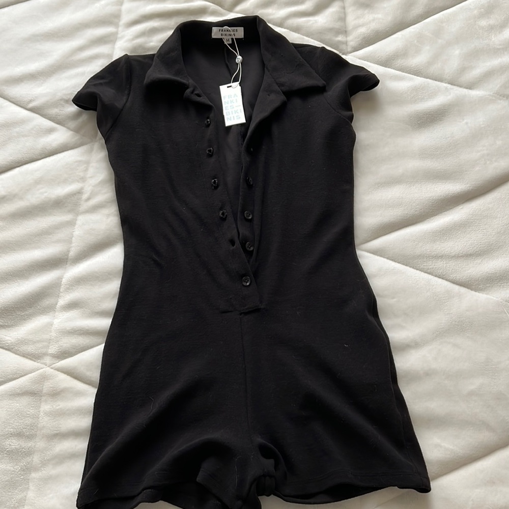 Frankie’s bikini shorts onesie